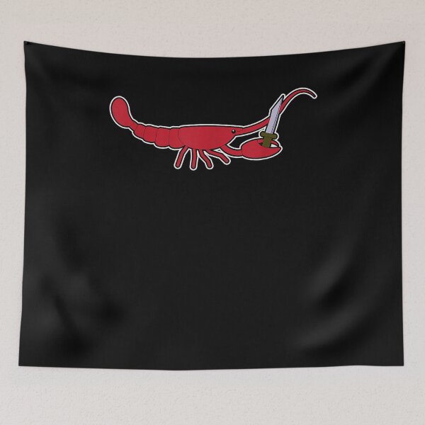 Item preview, Agro Lobster Funny Crustacean Armed With A Knife Edgy Joke  designed and sold by laurader.