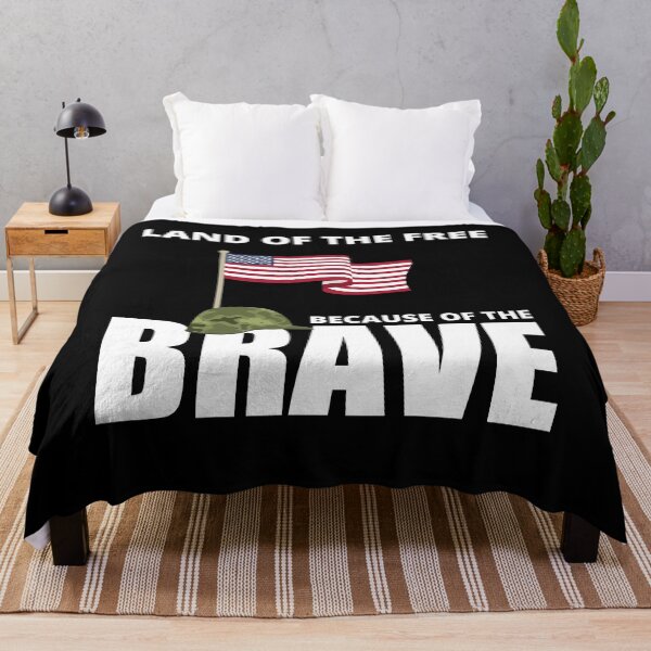Item preview, Land Of The Free Because Of The Brave, Simple designed and sold by Avishy.