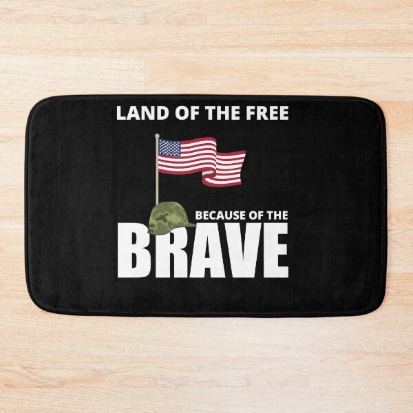 Item preview, Land Of The Free Because Of The Brave, Simple designed and sold by Avishy.