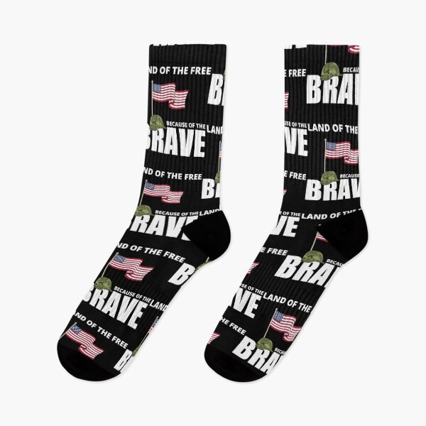 Item preview, Land Of The Free Because Of The Brave, Simple designed and sold by Avishy.