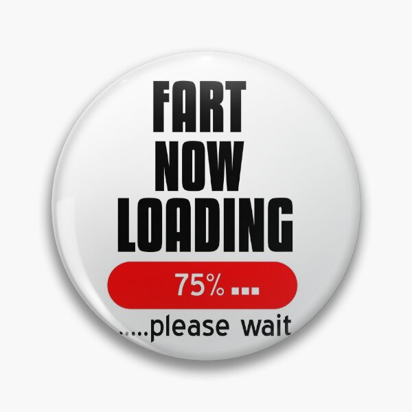 Item preview, FART NOW LOADING Elegant t-shirt design designed and sold by ODELUNITY.