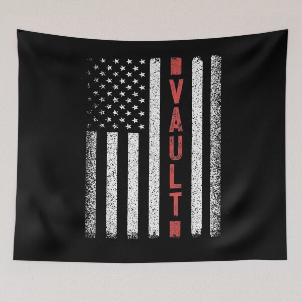 Item preview, Vault American Flag 4th Of July Gymnast  designed and sold by jerrie9.