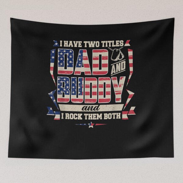 Item preview, Mens I Have Two Titles Dad Buddy I Rock Them Both  designed and sold by zpruby.
