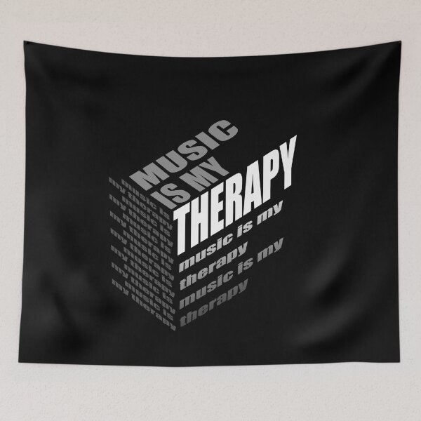 Item preview, Music Is My Therapy - music Shirt, music, musicGifts, music Gift, Funny, music Lover, music T-Shirt 3D SHIRT designed and sold by F.Rouni.