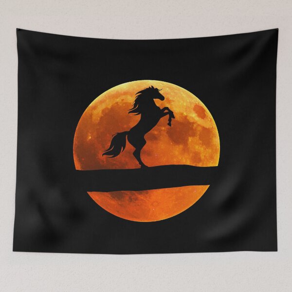 Item preview, Horse Silhouette Moon Horse Lover designed and sold by alaechamlal.