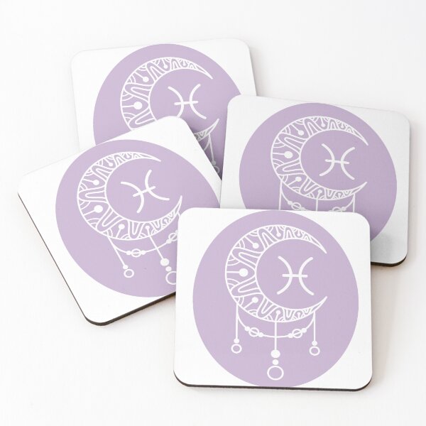 Item preview, Pisces Moon in Pastel Purple designed and sold by WitchLuna.