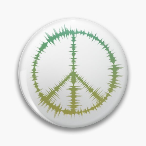 Item preview, Peace Sign Sound | Audio Waves Yellow designed and sold by DanLopesMerch.
