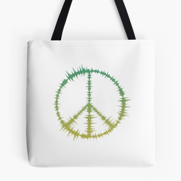 Item preview, Peace Sign Sound | Audio Waves Yellow designed and sold by DanLopesMerch.