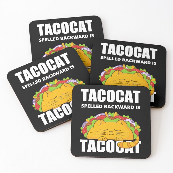 Item preview, Tacocat Spelled Backward Is Tacocat, Cute Cat designed and sold by Avishy.
