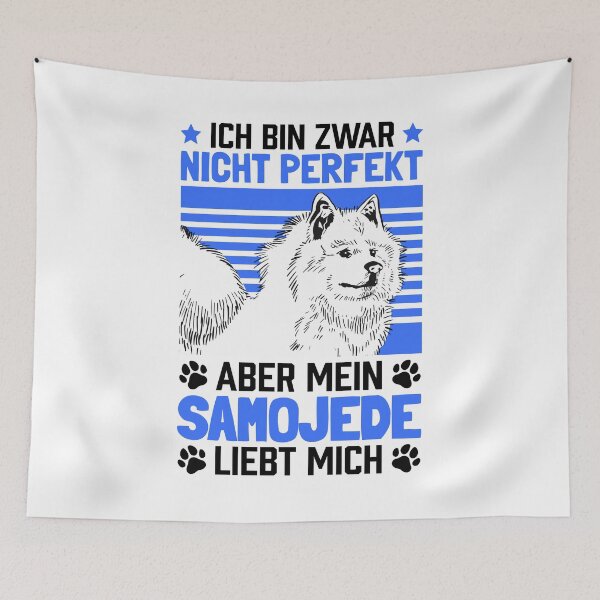 Item preview, My Samoyed loves me, the Siberian sled dog designed and sold by madgrfx.