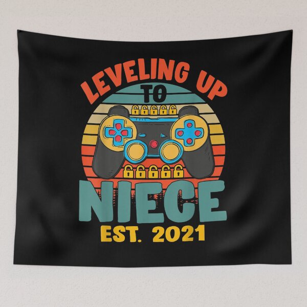 Item preview, Leveling Up To Niece 2021 Pregnancy Announcement  designed and sold by laurader.