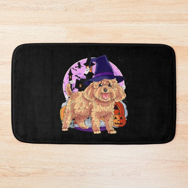 Item preview, Toy Poodle Cute Dog Halloween Witch Pumpkin  designed and sold by jerrie9.