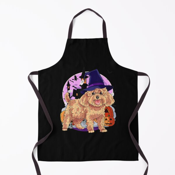 Item preview, Toy Poodle Cute Dog Halloween Witch Pumpkin designed and sold by jerrie9.