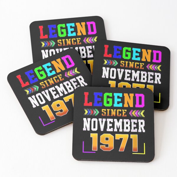 Item preview, Womens Funny Legend Since November 1971 Present 50th Birthday designed and sold by Viktor Kabbach.