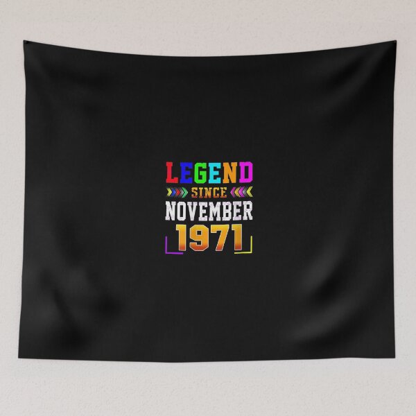 Item preview, Womens Funny Legend Since November 1971 Present 50th Birthday designed and sold by Viktor Kabbach.