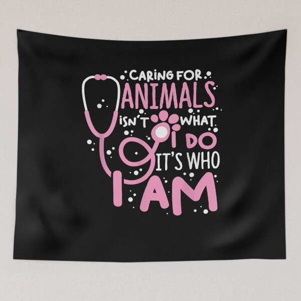 Item preview, Caring For Animals Isn't What I Do It's Who I Am  designed and sold by laurader.