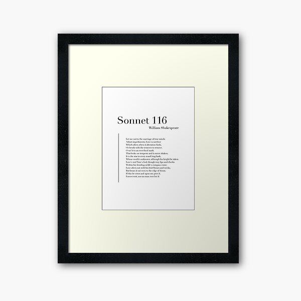 Item preview, Sonnet 116 by William Shakespeare designed and sold by wisemagpie.