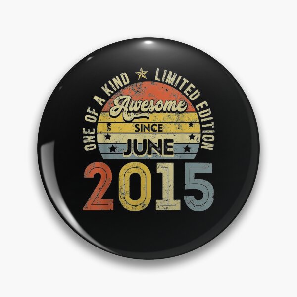 Item preview, Retro June 2015 6th Decorations Bday 6 Years Old Boys Girl  designed and sold by jerrie9.
