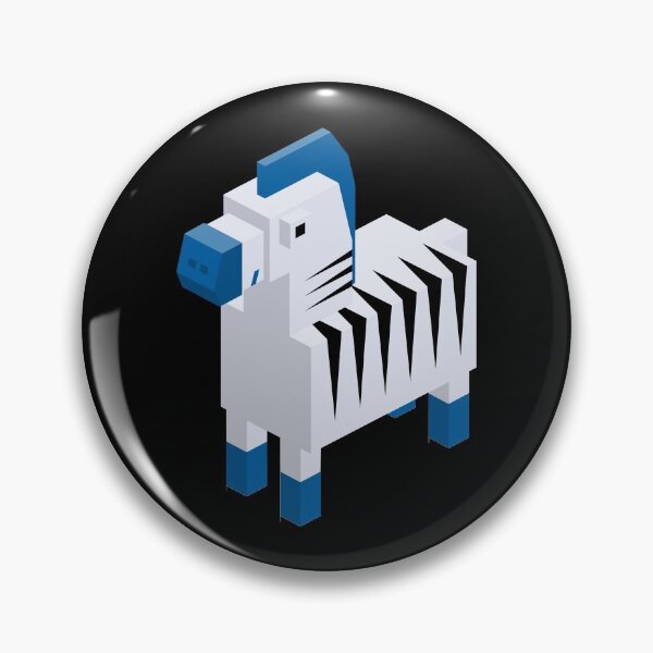 Item preview, Minimalist Blockchain 8 bit Pixel Zebra  designed and sold by ShineEyePirate.