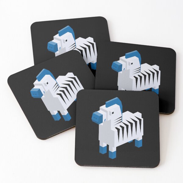 Item preview, Minimalist Blockchain 8 bit Pixel Zebra  designed and sold by ShineEyePirate.