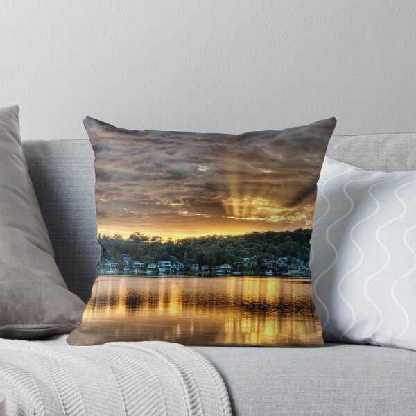 Item preview, Golden Crepuscular Sunrise sobre el agua. designed and sold by sunnypicsoz.