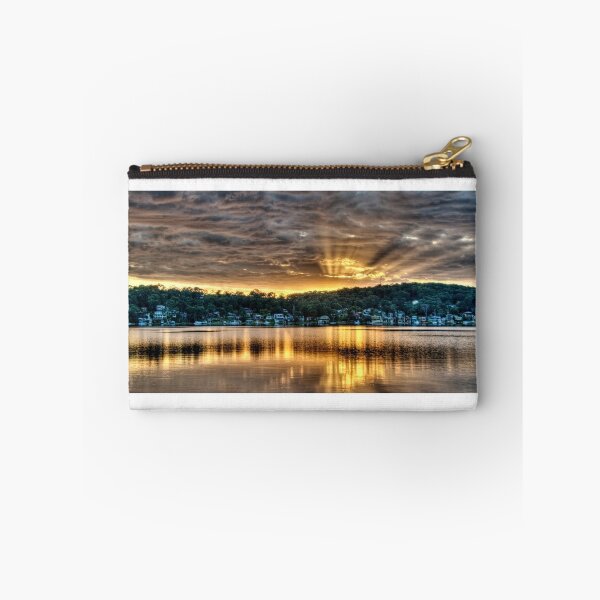 Item preview, Golden Crepuscular Sunrise over Water. designed and sold by sunnypicsoz.