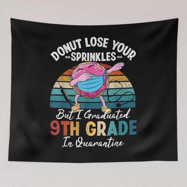 Item preview, I Graduated 9th Grade In Quarantine Funny Dabbing Donut  designed and sold by zpruby.