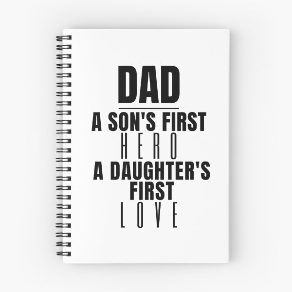 Item preview, Great Father's Day Gift!  "Dad, a son's first hero.  A daughter's first love." designed and sold by QuoteActually.