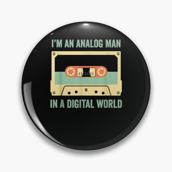 Item preview, I'm An Analog Man In A Digital World Vintage Cassette  designed and sold by jerrie9.