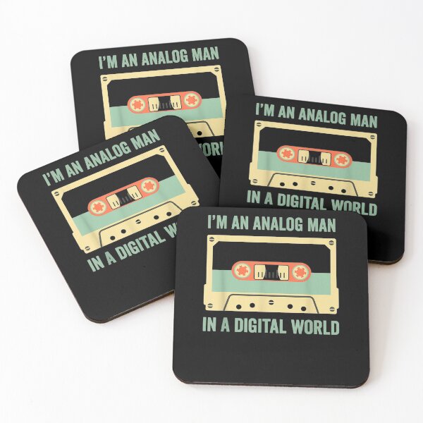 Item preview, I'm An Analog Man In A Digital World Vintage Cassette  designed and sold by jerrie9.