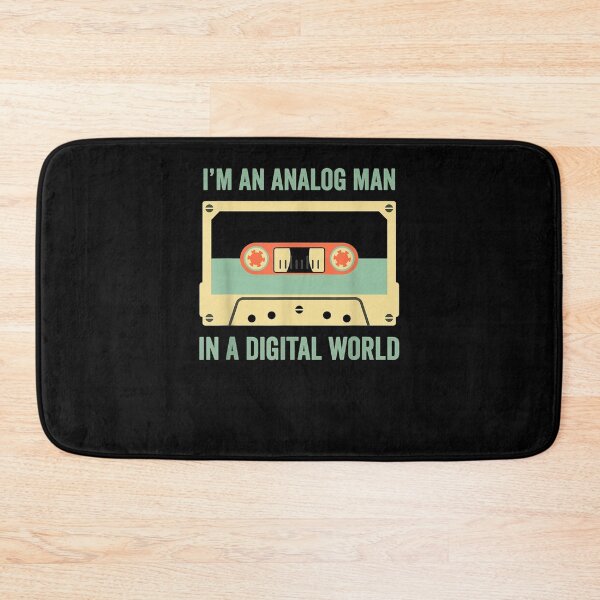 Item preview, I'm An Analog Man In A Digital World Vintage Cassette  designed and sold by jerrie9.