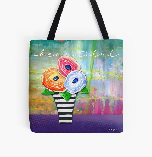 "Beautiful" Original Design by PhillipaheART All Over Print Tote Bag