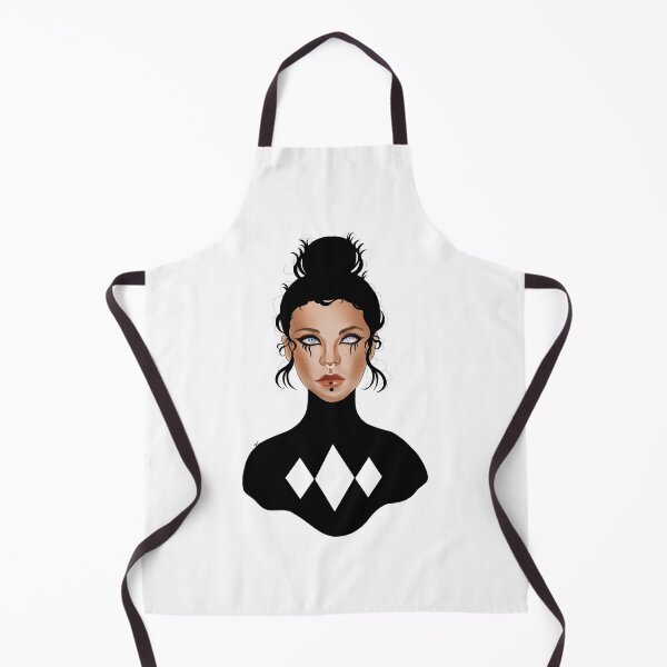 Item preview, Digital illustration of dark woman with geometry designed and sold by Noemi Falcó Ilustraciones.