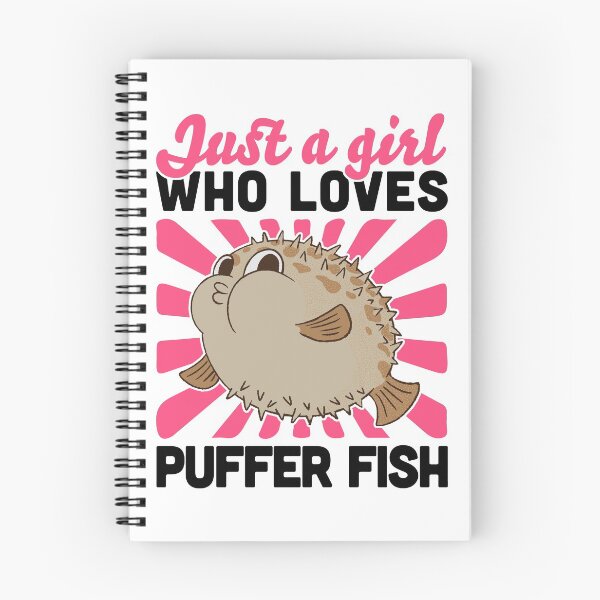 Item preview, Girl the puffer fish loves aquarium fish designed and sold by madgrfx.