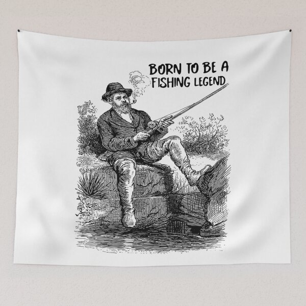 Item preview, Born To Be A Fishing Legend designed and sold by YOYOCollection.