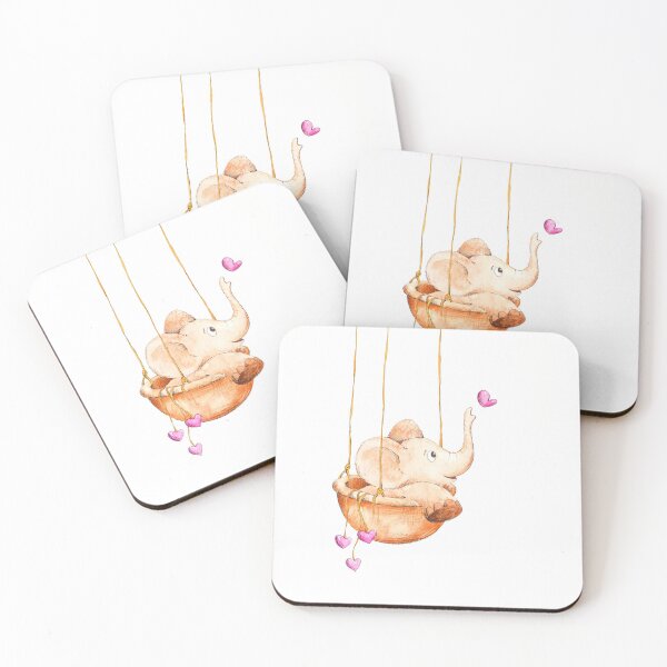 Item preview, Little pink elephant designed and sold by ElsLeclercq.