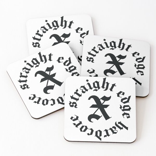 Item preview, Straight Edge Hardcore Black Letter Clean designed and sold by Ryan Taft.