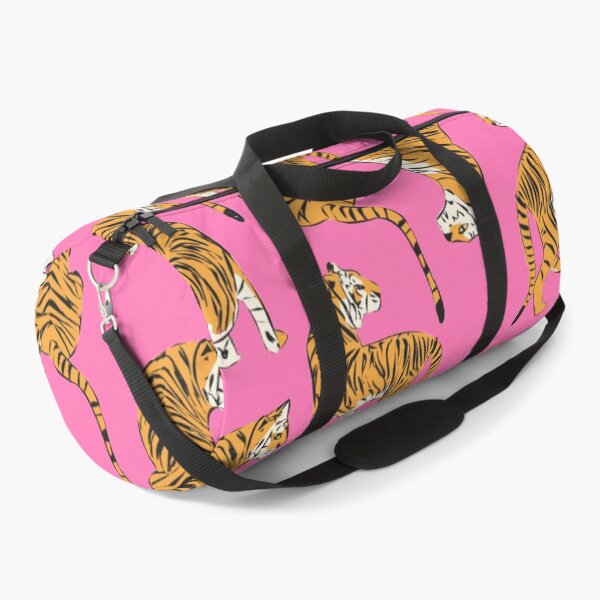 Item preview, Pink Tiger Repeating Print- Preppy Modern Contemporary designed and sold by PeriodicLabel.