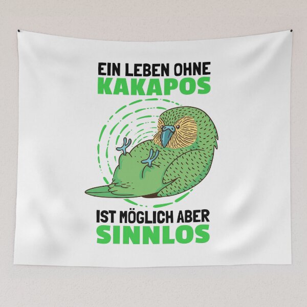 Item preview, Life Without Kakapo New Zealand Parrot Gift designed and sold by madgrfx.