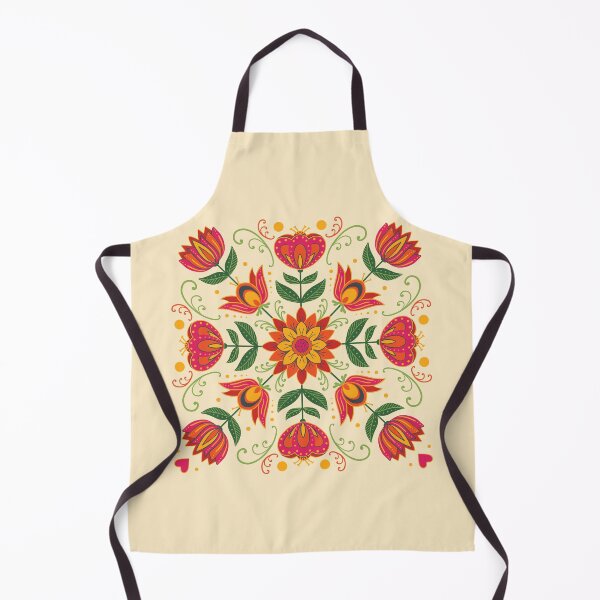 Item preview, Scandinavian Folk Art Flowers II designed and sold by Divyam Chaya Bernstein.