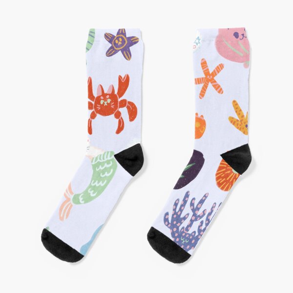 Summeow Ocean Socks