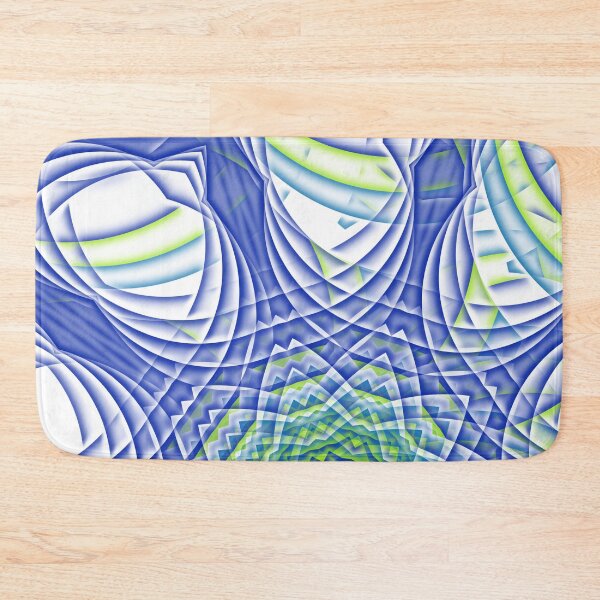 Item preview, Blue Trippy Neon Kaleidoscope designed and sold by ckylin.