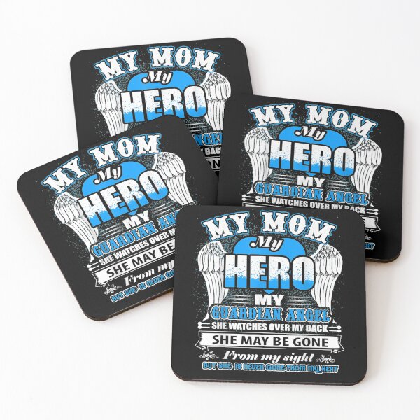 Item preview, My Mom My Hero My Guardian Angel Mothers Day Mother I Heaven  designed and sold by laurader.