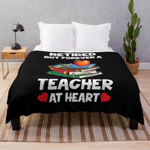 Item preview, Retired But Forever A Teacher At Heart Teacher Retirement  designed and sold by jerrie9.