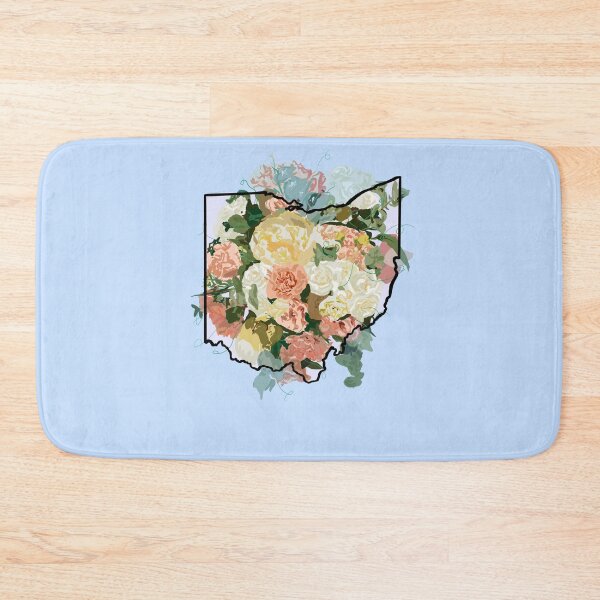 Item preview, Ohio home outline filled with the state flower, red carnations  designed and sold by girljohnny.