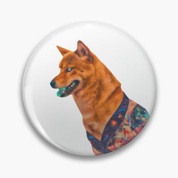 Item preview, Shiba Inu Wearing Galactic Robe designed and sold by Slap-Happy-Co.