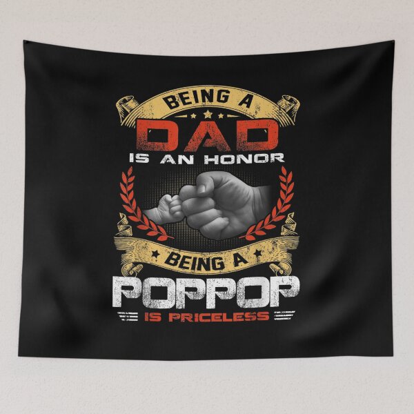 Item preview, Mens Being A Dad An Honor Being A Poppop Is Priceless Gift  designed and sold by laurader.