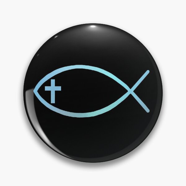 Item preview, Ichthys - Jesus Fish Cross designed and sold by molamode.