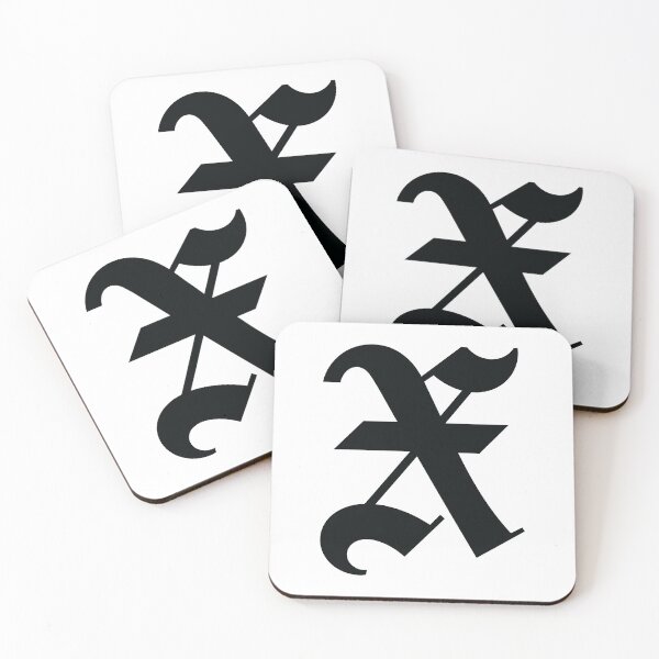 Item preview, Straight Edge Black Letter X Clean designed and sold by Ryan Taft.