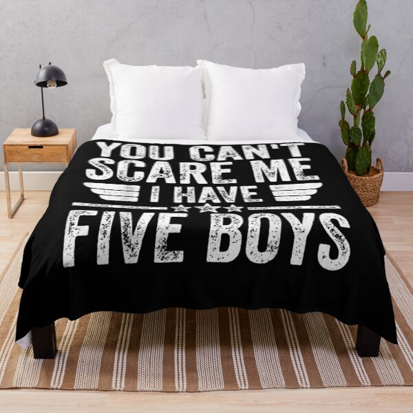 Item preview, Mens You Can't Scare Me I Have Five Boys Father's Day  designed and sold by jerrie9.